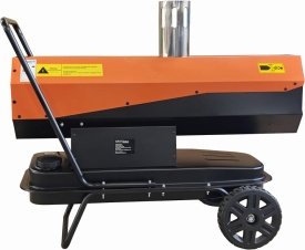 Nagrzewnică pe motorină 30 kW KraftDele KD5961, încălzire directă pentru hală, atelier, depozit și șantier - Img 2