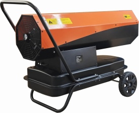 Nagrzewnică pe motorină KraftDele KD5960, 60 kW, cu termostat, ventilator și rezervor 38 L pentru hale, ateliere și șantiere - Img 2