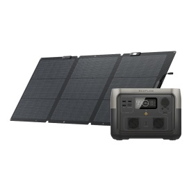 Pachet: Stație de alimentare EcoFlow River 2 Max + panou solar portabil 160W