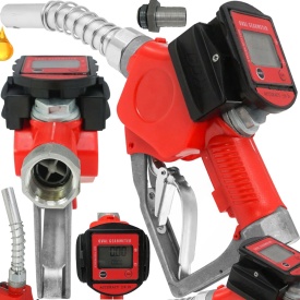 Pistol automat de alimentare cu debitmetru LCD 1 inch MaxRom VLC-60B pentru motorină, benzină și kerosen
