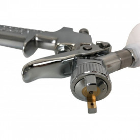 Pistol de vopsit pneumatic 0.8 mm pahar 125ml H2000P V81301 VERKE - Img 3