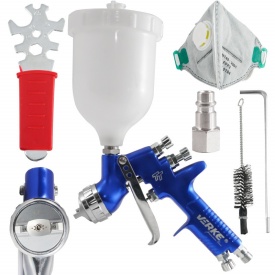 Pistol de vopsit pneumatic 1,7mm pahar 600 ml V81291 Verke
