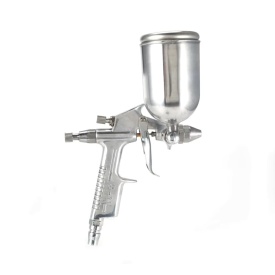 Pistol de vopsit pneumatic HVLP VERKE K-3, duză 0,5 mm, rezervor 200 ml, pentru finisaje și retușuri precise - Img 7