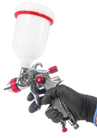 Pistol de vopsit pneumatic HVLP VERKE K-775G, duză 2,0 mm, rezervor 600 ml, pentru aplicare precisă și pulverizare uniformă - Img 2