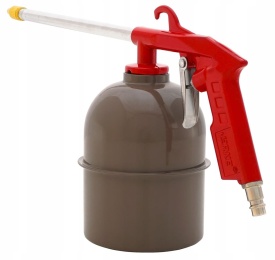 Pistol pneumatic pentru spălare și conservare VERKE V81270, cu rezervor 650 ml și duză lungă pentru zone greu accesibile - Img 3