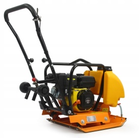 Placă compactoare 80kg MAR-POL M79511 – 6.5 CP, forță centrifugală 15kN, adâncime 30cm, motor OHV, sistem anti-vibrații, roți transport noi - Img 4