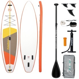 Placă de paddleboard FunWater SUP SUPFW69B 3,35m (portocaliu-albă) - Img 5
