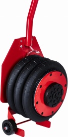 Podnoșnic pneumatic tip bałwanek KraftDele KD470, 3,5T, ridicare 150-400 mm, pentru service auto și garaj - Img 8