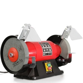Polizor de banc Mar-Pol M79201, 1900W, piatre 200x32x32 mm, 230V, pentru ascuțire, șlefuire și curățare în atelier - Img 5