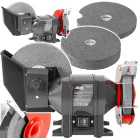 Polizor de banc uscat și umed 150/200 mm, 250 W, cu 2 discuri laterale, pentru ascuțire și șlefuire precisă MaxRom V08031 - Img 8