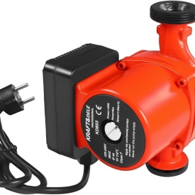 Pompa de circulație KraftDele KD803 25-60/180 cu panou de control, funcție auto și mod de noapte pentru instalații termice - Img 3