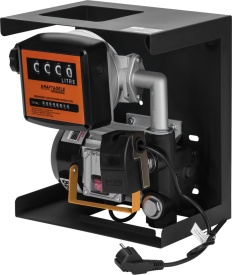 Pompa de transfer motorină și ulei KraftDele KD1174 cu pistol automat AUTO STOP, debit 75 l/min, 230V - Img 2