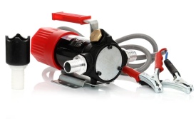 Pompa electrică 12V KraftDele KD1161 pentru transfer motorină și kerosen, autoamorsantă, debit până la 60 l/min