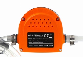 Pompa electrică autoamorsantă KraftDele KD1173 12V pentru transfer motorină, ulei și kerosen, cu clești baterie - Img 5