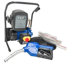 Pompa electrică de transfer combustibil VERKE YBV-600T, mini distribuitor portabil 600 W, 40 l/min, cu pistol automat și contor - Img 5