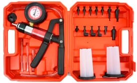 Pompă manuală de vacuum cu vacuummetru VERKE pentru diagnosticare auto, testare sisteme BARO, PCV și EGR - Img 3