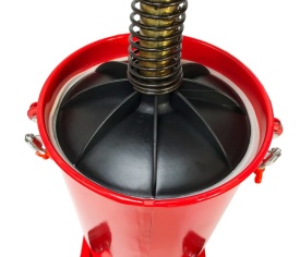 Pompa pneumatică de gresare Verke 15L cu furtun 4 m, presiune max. 40 MPa, pentru ungere profesională în atelier și service auto - Img 4
