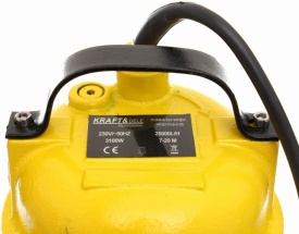 Pompă profesională KraftDele KD761 cu tocător și flotor – 3100W, 25.000 L/h, Complet submersibilă, Conexiune 2 inch - Img 5