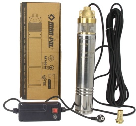 Pompă submersibilă de presiune Mar-Pol M79919, 1.1 kW, 90 m, 50 l/min, 230 V, pentru puțuri, hidrofor și irigare - Img 2