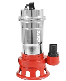 Pompa submersibilă pentru apă murdară VERKE MF-550, 2 țoli, 0,55 kW, 15000 l/h, cu turbină de mărunțire - Img 6