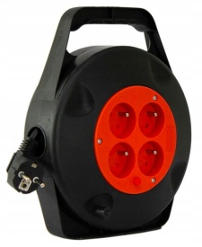 Prelungitor electric de grădină cu tambur KraftDele KD4025, cablu 10 m pentru echipamente electrice de uz casnic și exterior - Img 2