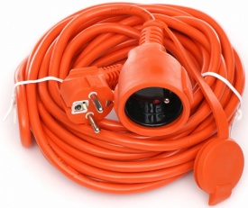 Prelungitor electric de grădină KraftDele KD4024, 20 m, cablu 3x1,5 mm, cu clapetă de protecție - Img 4