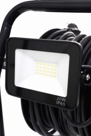 Prelungitor electric pe tambur KraftDele KD4037, 30 m, 4 prize 250V/6A, lampă LED 20W IP65 - Img 8