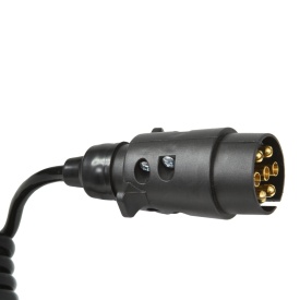 Prelungitor spiral pentru remorcă Mar-Pol 3 m, 7 pini, 12V, cu 2 mufe masculine pentru conexiune sigură - Img 4