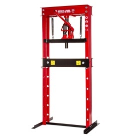 Presă hidraulică Mar-Pol M80400, 20 tone, cu raft de lucru reglabil pe 6 poziții și plăci din fontă incluse - Img 10