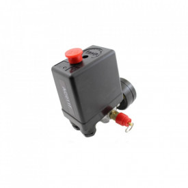 Presostat compresor aer cu supapa si regulator de presiune cu cuple rapide 20A 220V 6-8 bari B-AC011F - Img 3