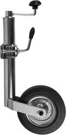 Roată de sprijin pentru remorcă KraftDele KD469 cu colier de prindere, capacitate 150 kg, roată 200 mm - Img 6