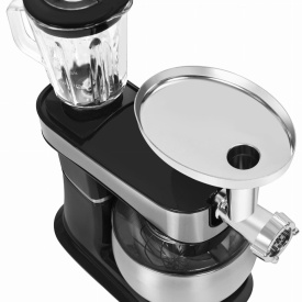 Robot de bucătărie 3 în 1 KraftDele KD4164, bol 6L inox, blender din sticlă 1,5L, mașină de tocat carne, 2200W - Img 11