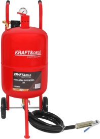 Sablator pneumatic 38L KraftDele KD5854 – aparat de sablare cu furtun și manometru - Img 4