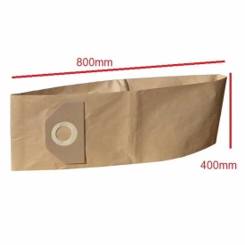 Sac hartie pentru aspirator industrial 80*40cm 30L NR.183 – Kraft&Dele