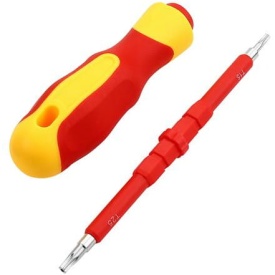 Set 14 șurubelnițe izolate KraftDele KD5971, pentru instalații electrice până la 1000V, cu organizator - Img 12