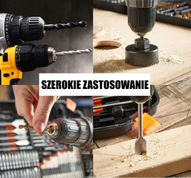 Set 246 piese de burghie și biți MaxRom în valiză, pentru lemn, metal și beton, cu accesorii complete de găurire și înșurubare - Img 9