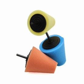Set 3 bureți conici pentru polisare jante și zone greu accesibile 150 mm KraftDele KD1592 - Img 4