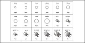Set 534 bucăți saibe din cupru și dopuri de golire ulei MaxRom, organizator cu dimensiuni 6-20 mm pentru service auto - Img 10