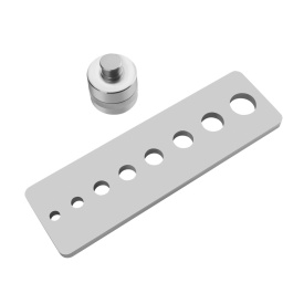 Set adaptoare cu pini pentru presă hidraulică 2T-20T KraftDele KD5877, din oțel călit, pentru lucrări precise în atelier - Img 8