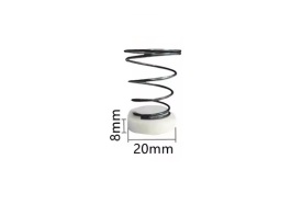 Set arc+dop plastic 20x8mm pentru supapa de sens compresor de aer CH202
