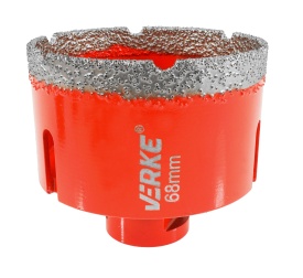 Set carote diamantate M14 MaxRom, 6 piese, 6-68 mm, cu adaptor HEX și valiză pentru gresie, faianță, klinker și piatră - Img 7