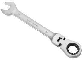Set chei inelare cu clichet flexibile KraftDele KD11305 – 13 piese, 8-32mm, CrV, cotite 15°, valiză plastic - Img 8