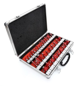 Set de 35 freze pentru lemn diferite profile KraftDele KD10280 TBC