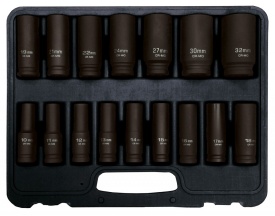 Set de chei tubulare lungi IMPACT 1/2", 16 piese ADLER AD-16D MA3510.6 – Kraft&Dele