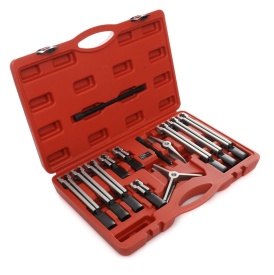 Set extractoare rulmenți KraftDele KD10148 pentru service auto și mecanică, în valiză, pentru roți dințate, fulii și arbori - Img 2