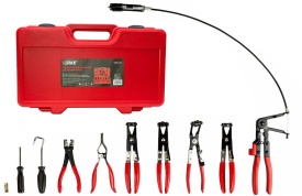 Set profesional 9 piese clești pentru coliere de strângere auto MaxRom, pentru furtunuri, coliere elastice, CLIC și CLIC-R - Img 5