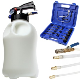 Set profesional Mar-Pol pentru schimb ulei cutie automată 10L, cu adaptoare ATF și pompă de aspirare/umplere