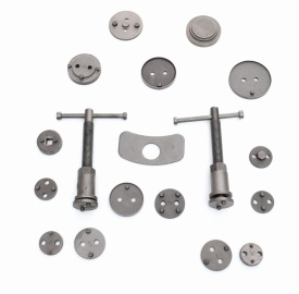 Set profesional pentru schimbarea plăcuțelor de frână 18 piese KraftDele KD10215 pentru atelier și întreținere auto - Img 6