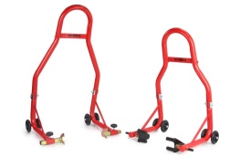 Set stand moto față și spate Mar-Pol M80172, suport universal pentru service, întreținere și ridicare motocicletă - Img 10