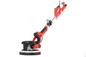 Șlefuitor pentru gips Mar-Pol 225 mm tip girafă pliabilă, cu LED, reglaj turație și sistem de aspirare praf
